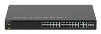MSM4332-100NES | NETGEAR MSM4332 Managed L3 Power over Ethernet (PoE) 1U Black - MSM4332-100NES
