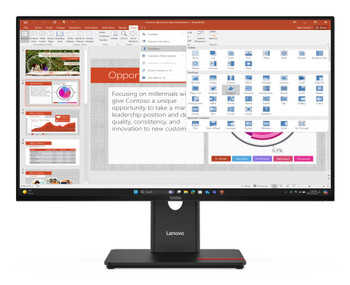64A5MAT6UZ | Lenovo ThinkVision T27-40 computer monitor 27" 1920 x 1080 pixels Full HD LED Black - 64A5MAT6UZ