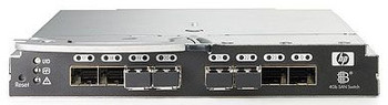 Part No: 411121-001 - HP Brocade BladeSystem 4/24 San Switch W/ 4 Gbics