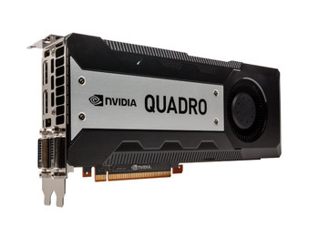 Part No: C2J56AV - HP Nvidia Quadro K6000 GFX 12GB GDDR5 PCI-Express 3.0 Dual Link DVI-I Video Graphics Card