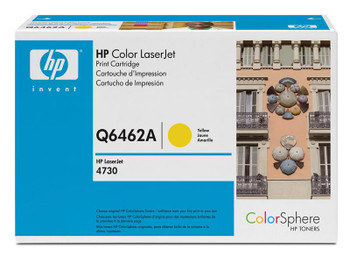 Part No: Q6462A - HP Toner Cartridge (Yellow) for Color LaserJet 4730 Series Printer