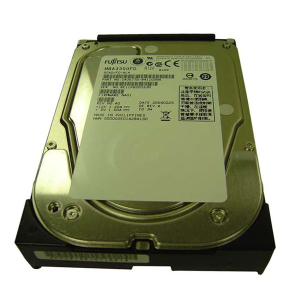 Part No: MBA3300FD - Toshiba MBA3 FD MBA3300FD 300 GB 3.5 Internal Hard Drive - Fibre Channel - 15000 rpm - 16 MB Buffer - Hot Swappable Part No: MBA3300FD - Toshiba MBA3 FD MBA3300FD 300 GB 3.5 Internal Hard Drive - Fibre Channel - 15000 rpm - 16 MB Buffer - Hot Swappable