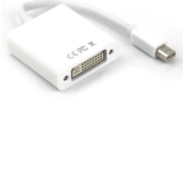 VCOM CG612S-10INCH 10inch DVI-D Single-Link Female to Mini DisplayPort Male Cable (White)