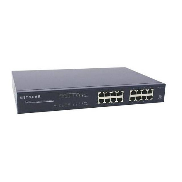 Netgear JGS516 16-Port Gigabit Rackmount Switch Netgear JGS516 16-Port Gigabit Rackmount Switch