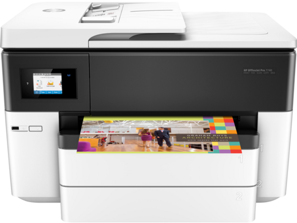 HP OfficeJet Pro 7740 Wide Format All-in-One Printer