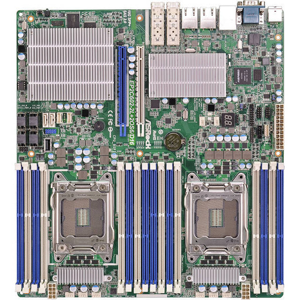 ASRock Rack EP2C602-2L+2OS6/D16 Dual LGA2011/ Intel C602/ DDR3/ SATA3&SAS2/ V&4GbE/ SSI EEB Server Motherboard