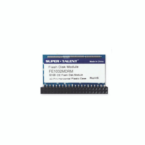 Super Talent 40-pin IDE Horizontal 32GB IDE Flash Disk Module (MLC)