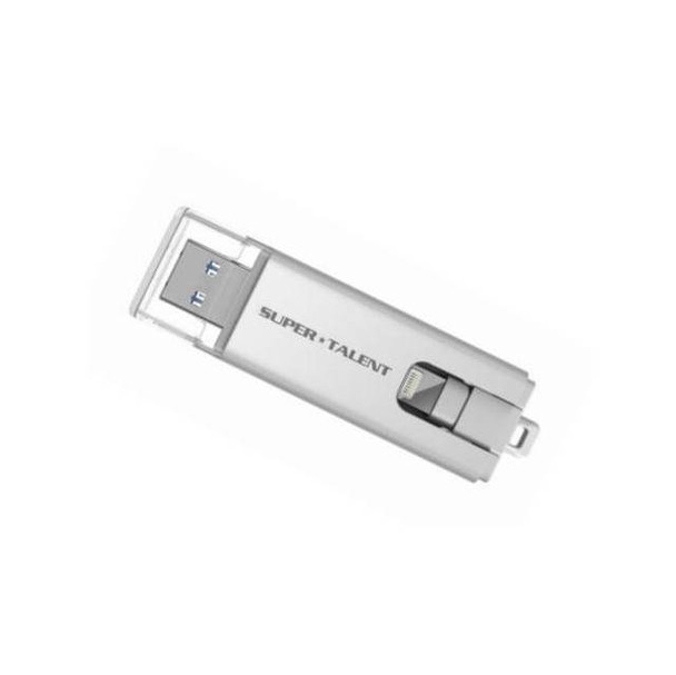 Super Talent 64GB Flash Drive For use with Lightning+USB 3.0