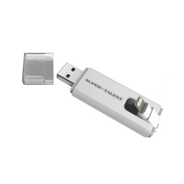 Super Talent 128GB Flash Drive For use with Lightning+USB 3.0