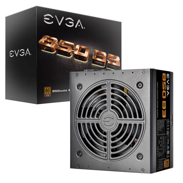 EVGA 850 B3 220-B3-0850-V1 850W 80 PLUS Bronze ATX12V & EPS12V Power Supply w/ Fully Modular & EVGA Eco Mode