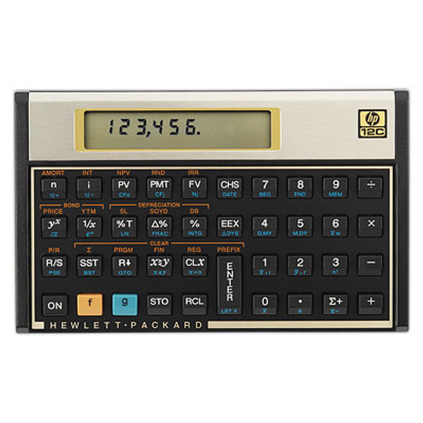 HP 12C Financial Programmable Calculator calculator HP 12C Financial Programmable Calculator calculator