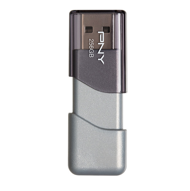 PNY P-FD256TBOP-GE 256GB USB 3.0 (3.1 Gen 1) Capacity Grey, Silver USB flash drive