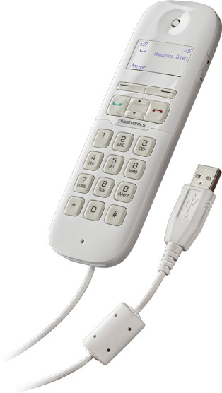 Plantronics Calisto P240 DECT telephone handset White Plantronics Calisto P240 DECT telephone handset White
