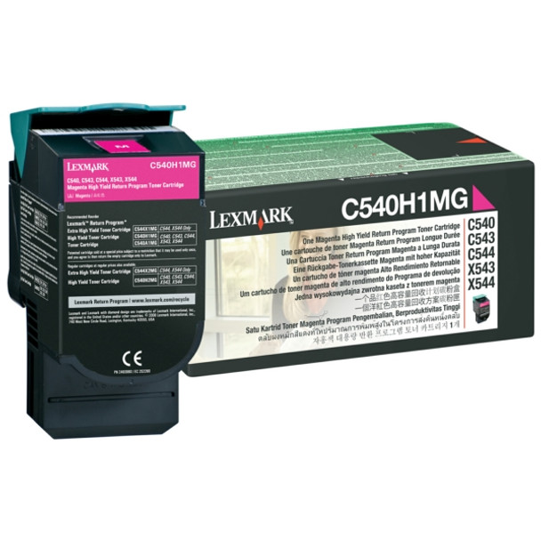 Lexmark C540H1MG Toner magenta, 2K pages Lexmark C540H1MG Toner magenta, 2K pages