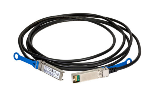 Intel XXVDACBL3M 3m SFP28 SFP28 Black, Blue fiber optic cable
