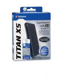 Verbatim 1TB Titan XS 1000GB Black external hard drive Verbatim 1TB Titan XS 1000GB Black external hard drive