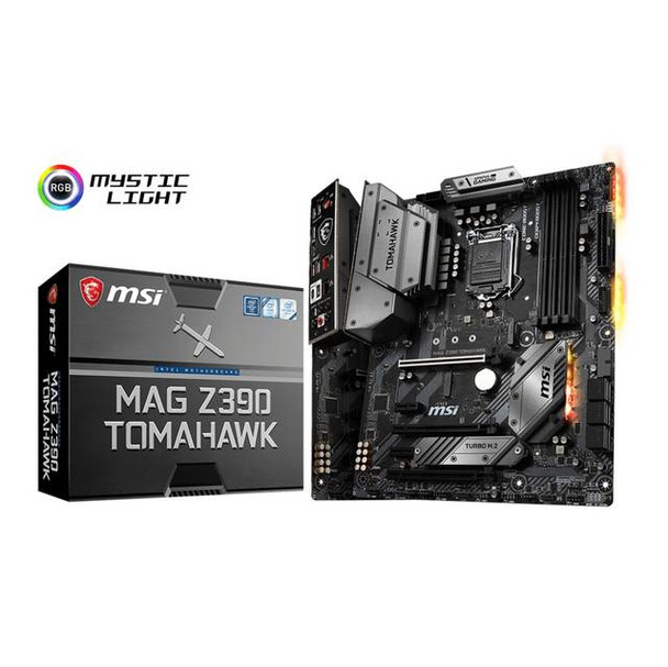 MSI MAG Z390 TOMAHAWK LGA1151/ Intel Z390/ DDR4/ 2-Way CrossFireX/ SATA3&USB3.1/ M.2/ A&GbE/ ATX Moth