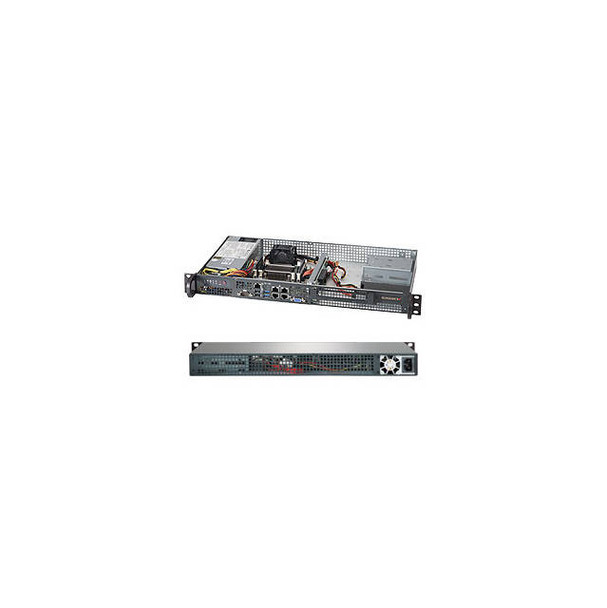 Supermicro SuperServer SYS-5018A-FTN4 Intel Atom C2758 200W 1U Rackmount Server Barebone System (Blac