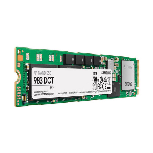 Samsung 983DCT Series 1.9TB M.2 PCI-Express 3.0 x4 Solid State Drive (Samsung V-NAND 3-bit MLC)