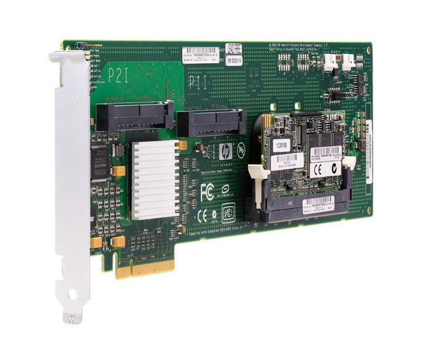 Part No: 412799R-001 - HP Smart Array E200 PCI-Express 8-Port Serial Attached SCSI (SAS) RAID Controller Card with 64MB Cache Memory