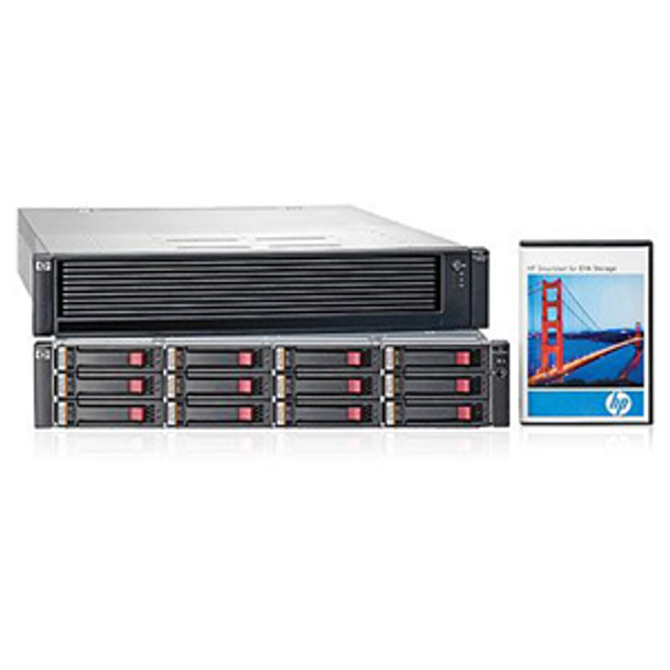 Part No: AJ693A - HP StorageWorks EVA 4400 Hard Drive Array 8 x HDD Installed 1.17 TB Installed HDD Capacity RAID Supported 12 x Total Bays Rack-mountable