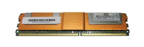 Part No: 416472-001-C - HP 2GB PC2-5300 DDR2-667MHz ECC Fully Buffered CL5 240-Pin DIMM Dual Rank Memory Module for ProLiant Servers Part No: 416472-001-C - HP 2GB PC2-5300 DDR2-667MHz ECC Fully Buffered CL5 240-Pin DIMM Dual Rank Memory Module for ProLiant Servers