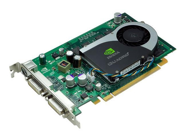 Part No: GP528AA - HP Nvidia Quadro FX370 PCI-Express x16 128MB DDR2 256-Bit 400MHz 1XDVI-1/1XDVI-I Dual Link Video Graphics Card