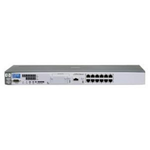 Part No: J4812A - HP ProCurve Switch 2512 12-Ports Managed 1000Mbps Gigabit Ethernet Switch (Refurbished)