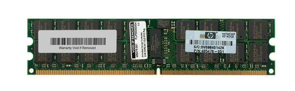 Part No: 405476-051 - HP 2GB PC2-5300 DDR2-667MHz ECC Registered CL5 240-Pin DIMM Memory Module for ProLiant Servers