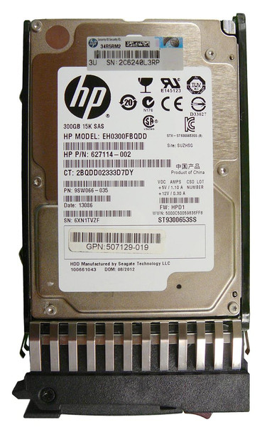 Part No: 507129-019 - HP 300GB 15000RPM SAS 6GB/s Hot-Pluggable 2.5-inch Hard Drive Part No: 507129-019 - HP 300GB 15000RPM SAS 6GB/s Hot-Pluggable 2.5-inch Hard Drive