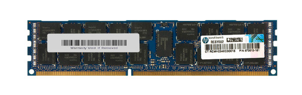 672612-181 - HP 16GB PC3-12800 DDR3-1600MHz ECC Registered CL11 240-Pin DIMM Dual Rank Memory Module
