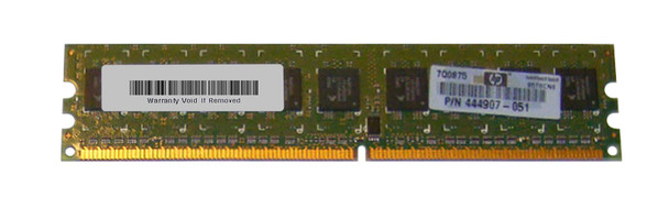 Part No: 444907-051 - HP 512MB PC2-6400 DDR2-800MHz ECC Unbuffered CL5 240-Pin DIMM Memory Module Part No: 444907-051 - HP 512MB PC2-6400 DDR2-800MHz ECC Unbuffered CL5 240-Pin DIMM Memory Module