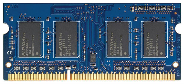 Part No: H2P65UTABA - HP 8GB PC3-12800 DDR3-1600MHz non-ECC Unbuffered CL11 204-Pin SoDimm Dual Rank Memory Module