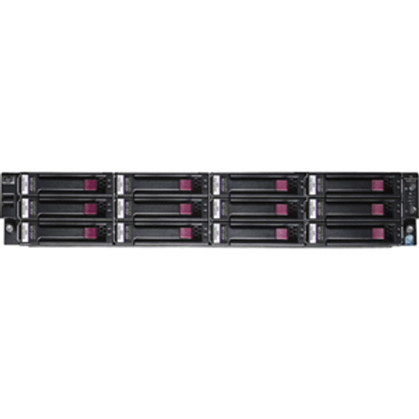 Part No: AX703A - HP StorageWorks P4500 G2 2U MidLine SAS Storage System Hard Drive Array 12-Bays with 12 x 1TB SAS Hot-Pluggable Hard Drives