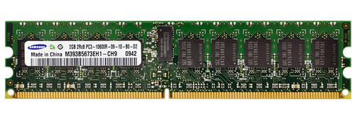 M391B5273BH1-CH9 4GB PC3-10600E DDR3-1333 2Rx8 ECC Non REG Memory