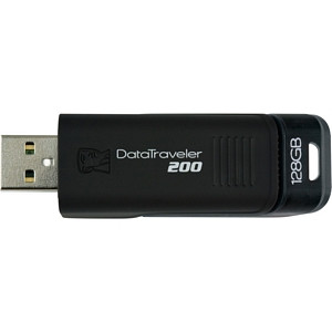DT200/128GB Kingston DataTraveler 200 USB 2.0 Flash Drive - 128 GB USB External