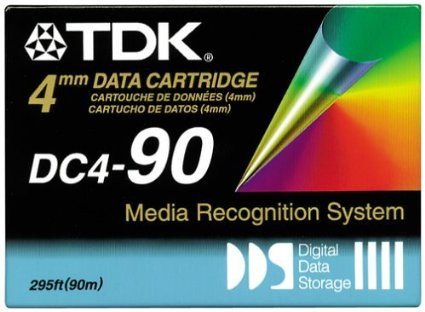 DC4-90 | TDK DC4-90 DDS-1 2GB/4GB Backup tape - Retail Pack