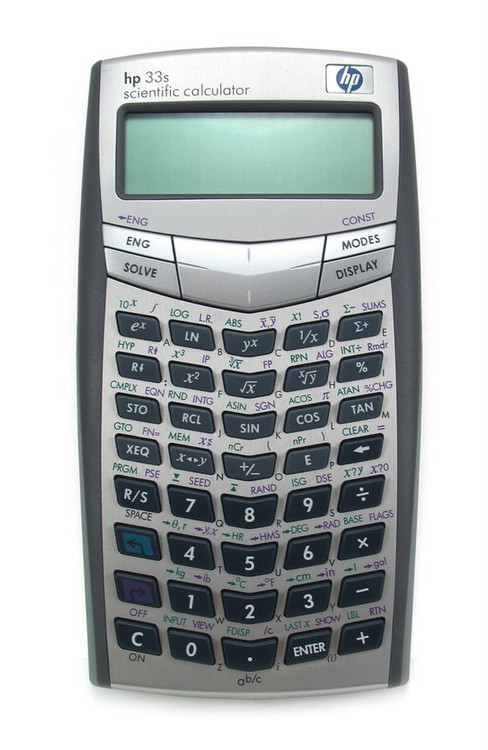 F2216A#ABC | HP 33s Scientific Calculator 100 Functions 2 Line(s) 10 ...