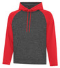 ATC F2047 Dynamic Heather Fleece Two Tone Hooded Sweatshirt | Saveonshirts.ca