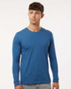 Next Level 6211 Unisex CVC Long-Sleeve T-Shirt | Heather Cool Blue