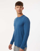 Next Level 6211 Unisex CVC Long-Sleeve T-Shirt | Heather Cool Blue