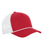 ATC C1343 Everyday 5-Panel Rope Trucker | Red/ White