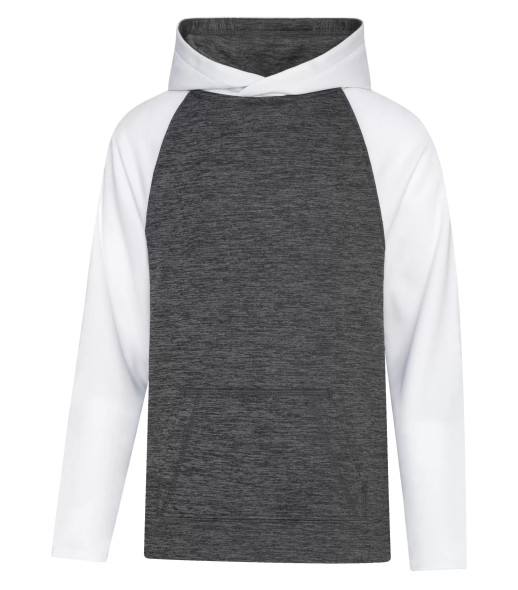 ATC Youth Dynamic Heather Fleece Two Tone Hooded Sweatshirt | Saveonshirts.ca