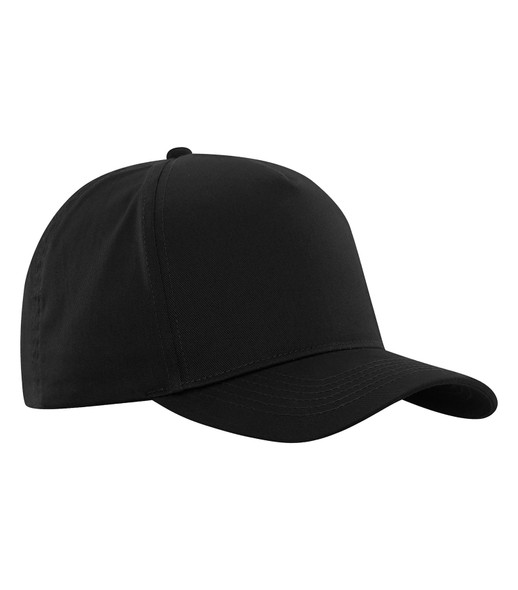 ATC C1340 Everyday 5-Panel Cotton Cap | Black