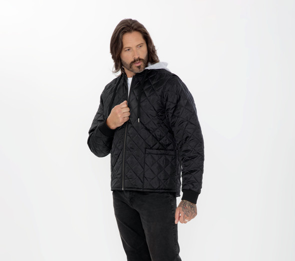 ATC WERK7611H Hooded Freezer Jacket | Black