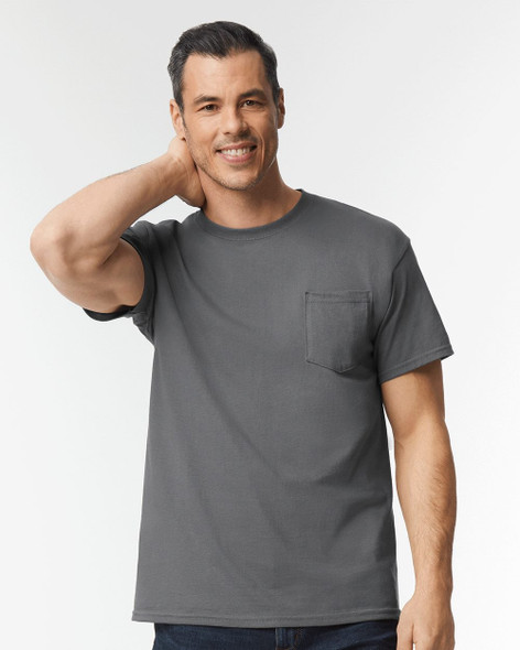Gildan 5300 Heavy Cotton™ Pocket T-shirt | SaveonShirts.ca