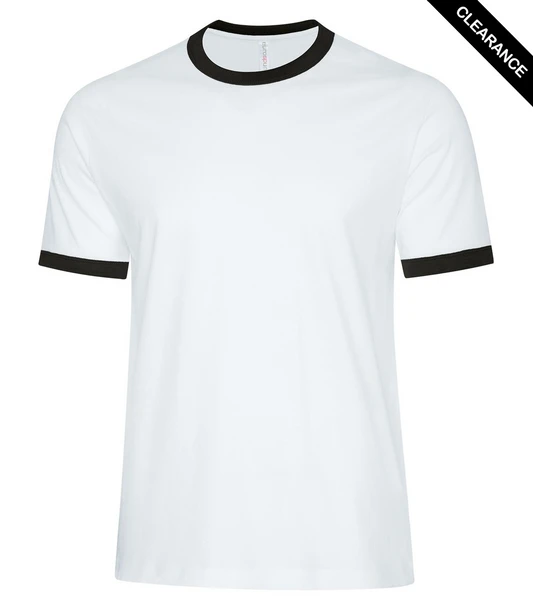Clearance - ATC Eurospun Ringer Tee | Saveonshirts.ca