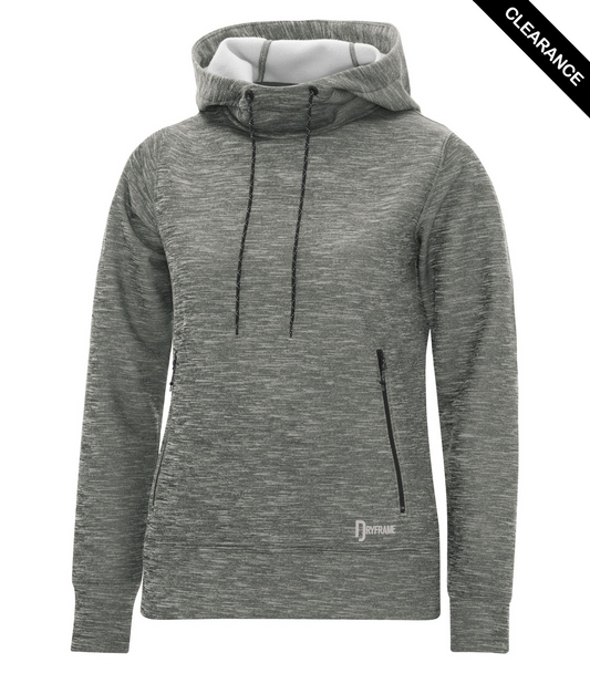 Clearance - Dryframe DF7656L Women's Dry Tech Fleece Pullover Hood | Saveonshirts.ca
