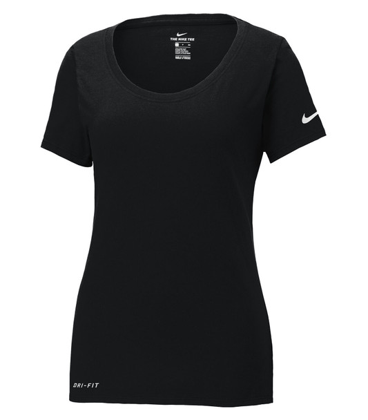 Nike Dri-Fit Cotton/Poly Scoop Neck Ladies' Styles Tee | Saveonshirts.ca