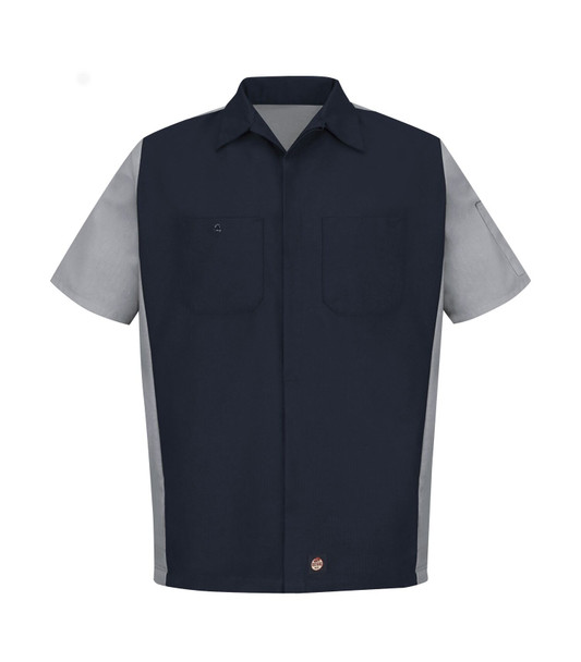 Red Kap Short Sleeve Woven Crew Shirt | Saveonshirts.ca